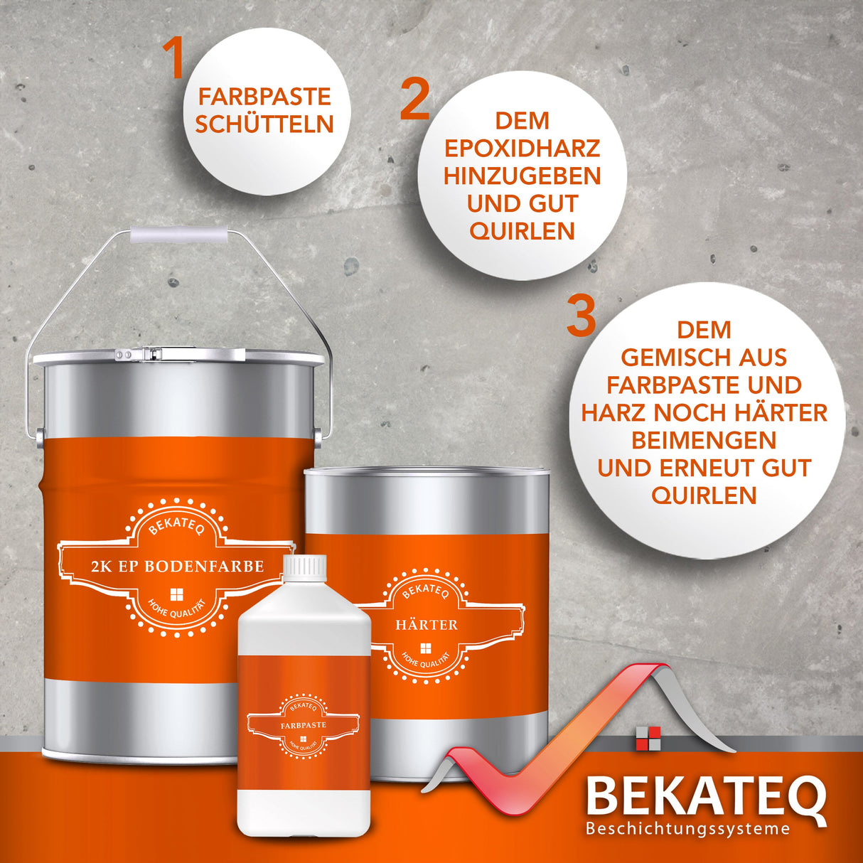 BK-300EP 2K Epoxidharz Balkon- und Terrassenbeschichtung