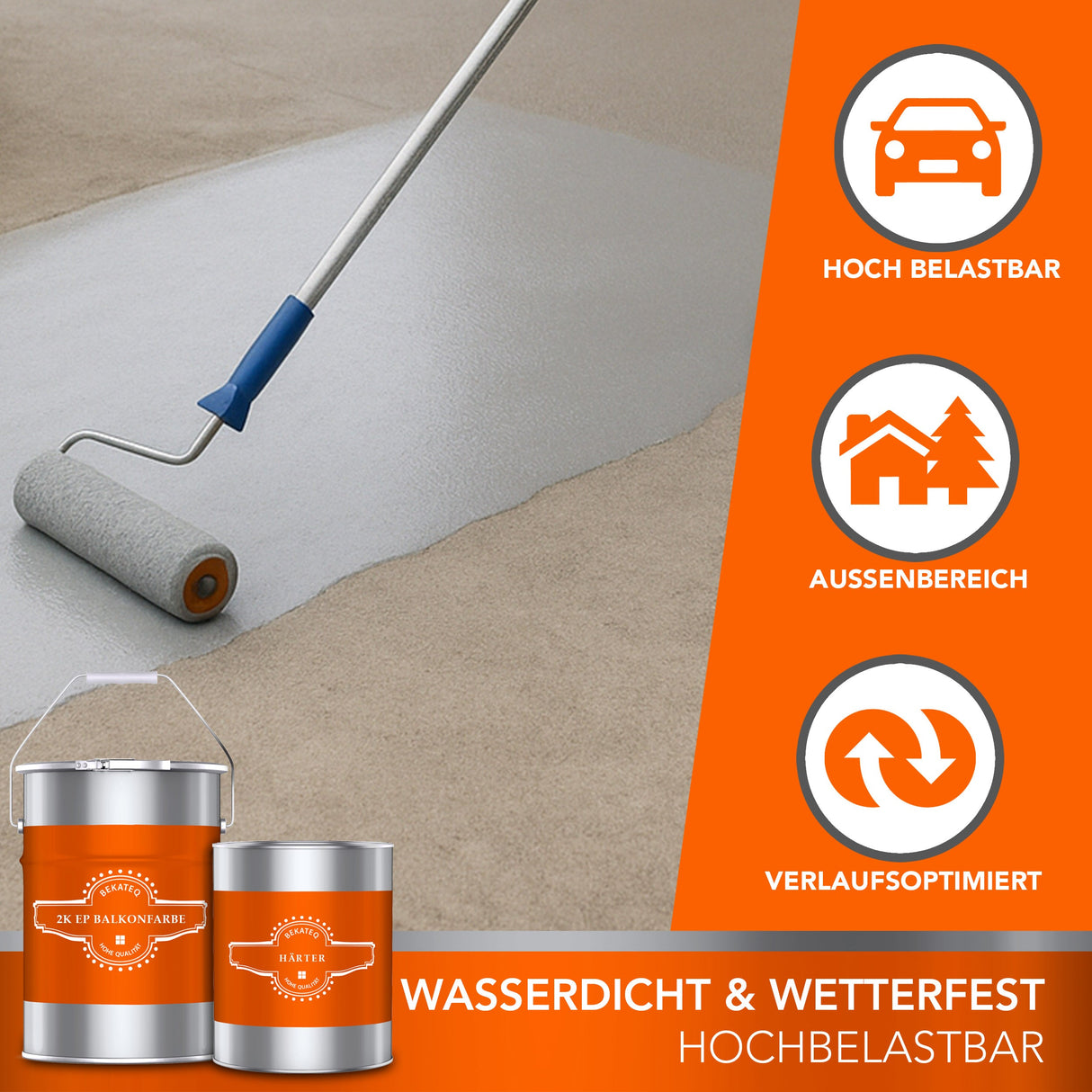 BK-300EP 2K Epoxidharz Balkon- und Terrassenbeschichtung