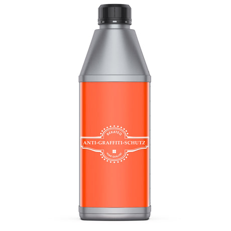 Flasche mit Anti-Graffiti-Schutzmittel.