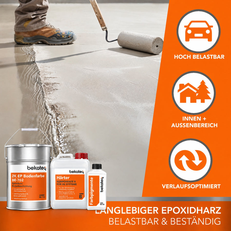 BE-702 2K Epoxidharz Bodenbeschichtung farbig