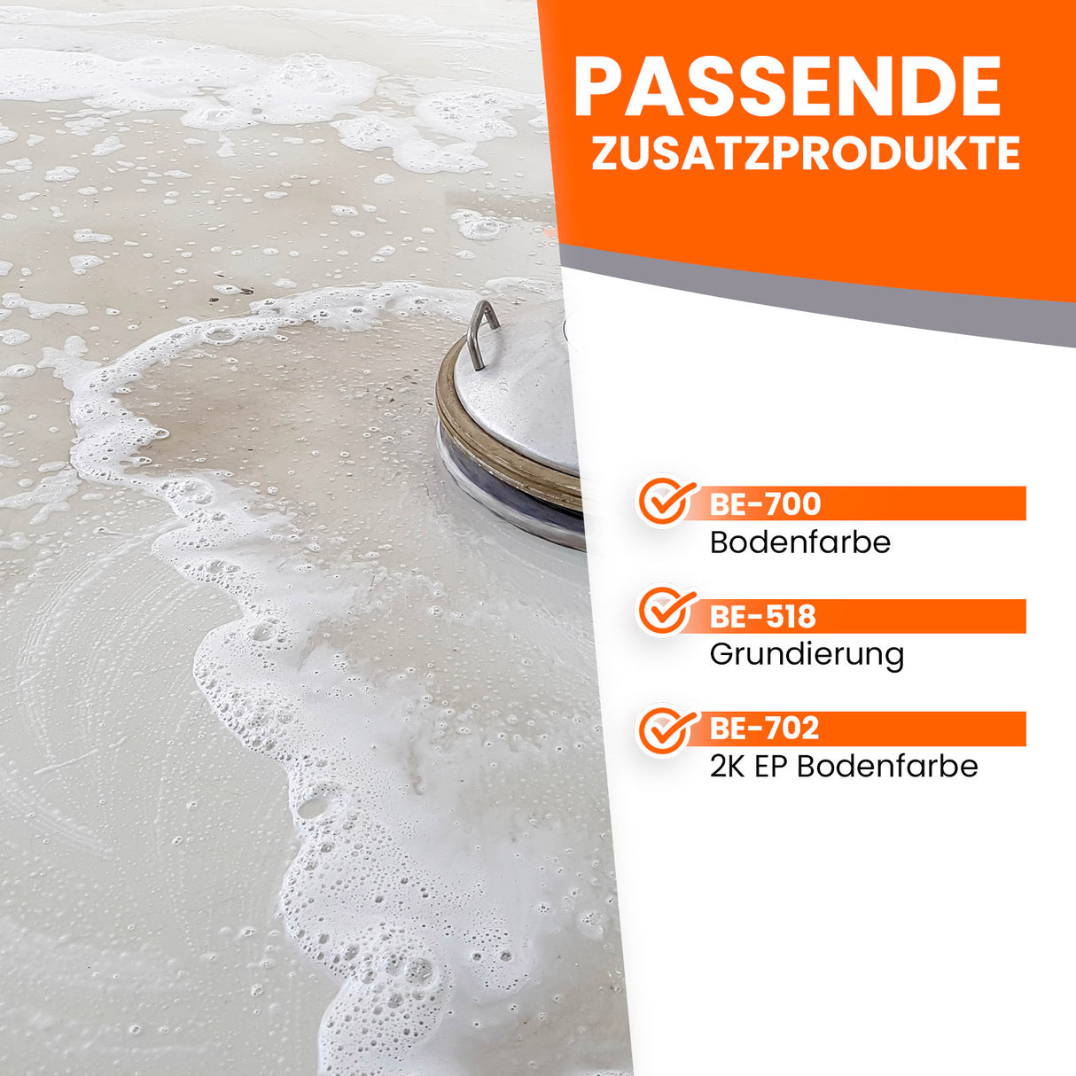 BE-800 Bodenreiniger Betonreiniger Werkstattreiniger