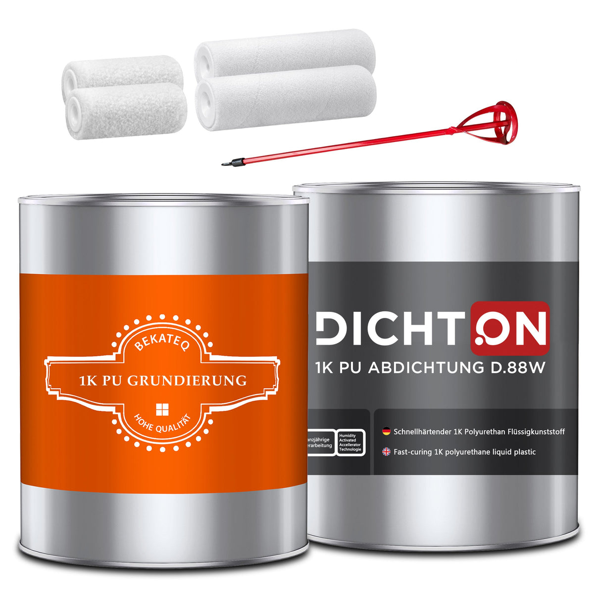 BK-305PU Balkonbeschichtung & Abdichtung Set in Grau