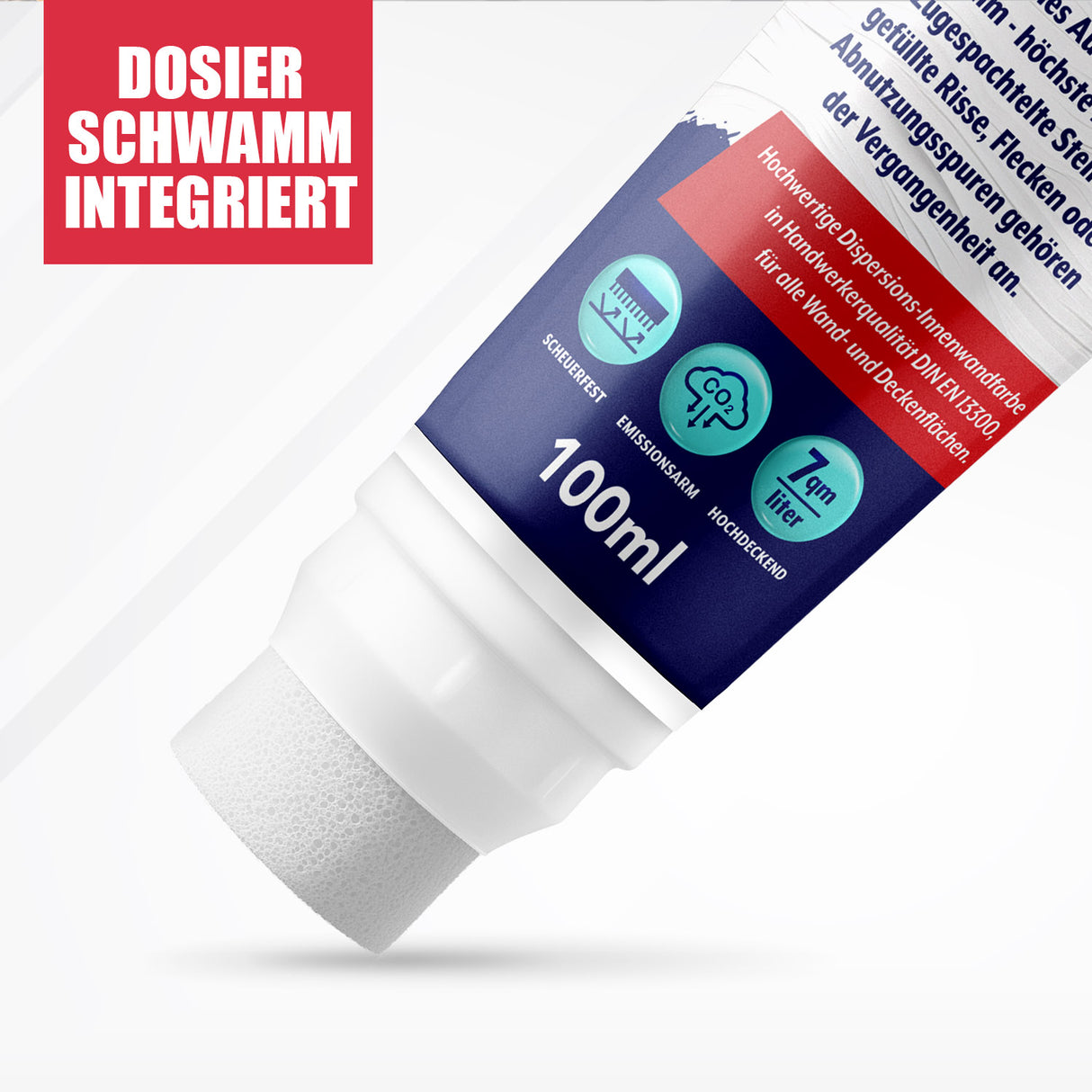 D.63W Wandfarbe Ausbesserungsfarbe weiß