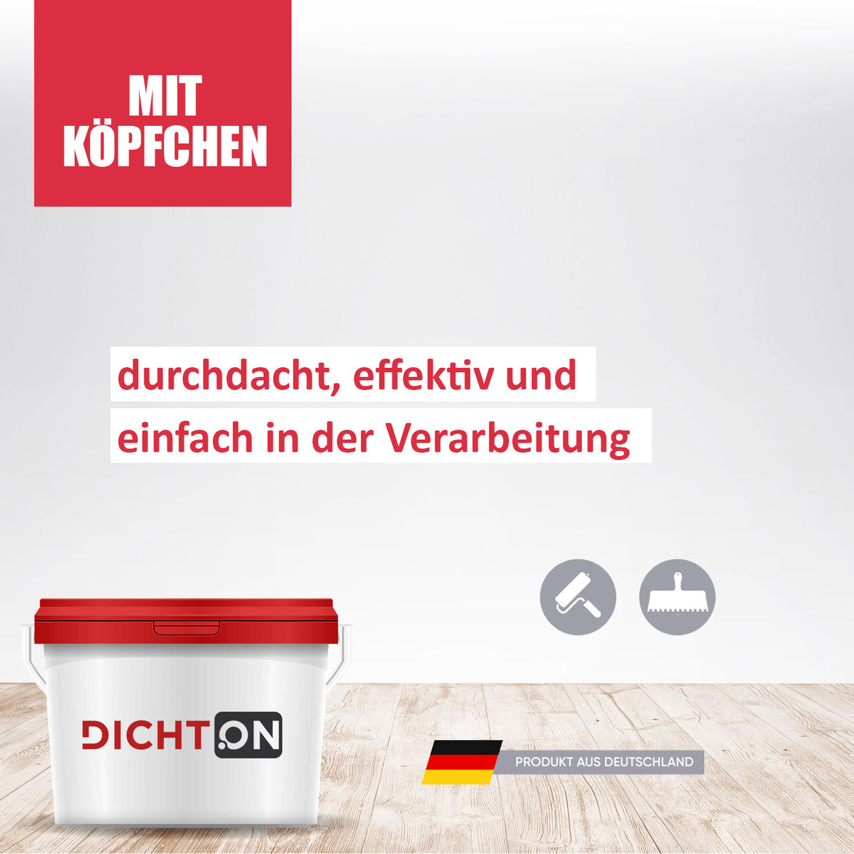 D.80W Bodenkleber für Parkett, PVC-, CV-, Vinyl- und Teppich