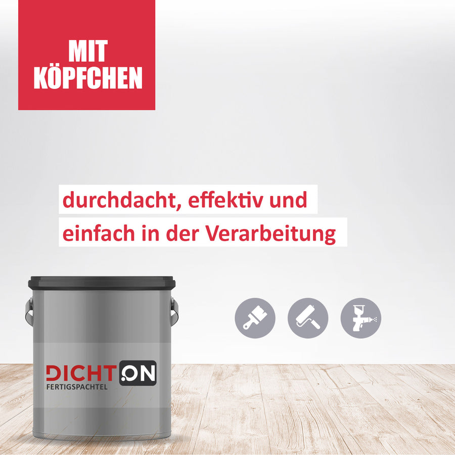 D.50W Fertigspachtel 2in1 für superglatte Oberflächen