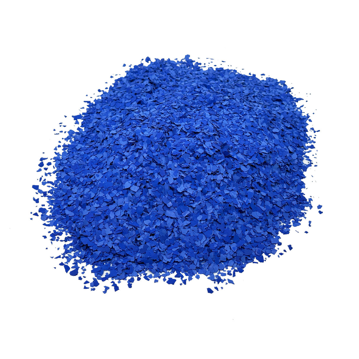 Dunkelblaue Farbpigmente auf Weiß.