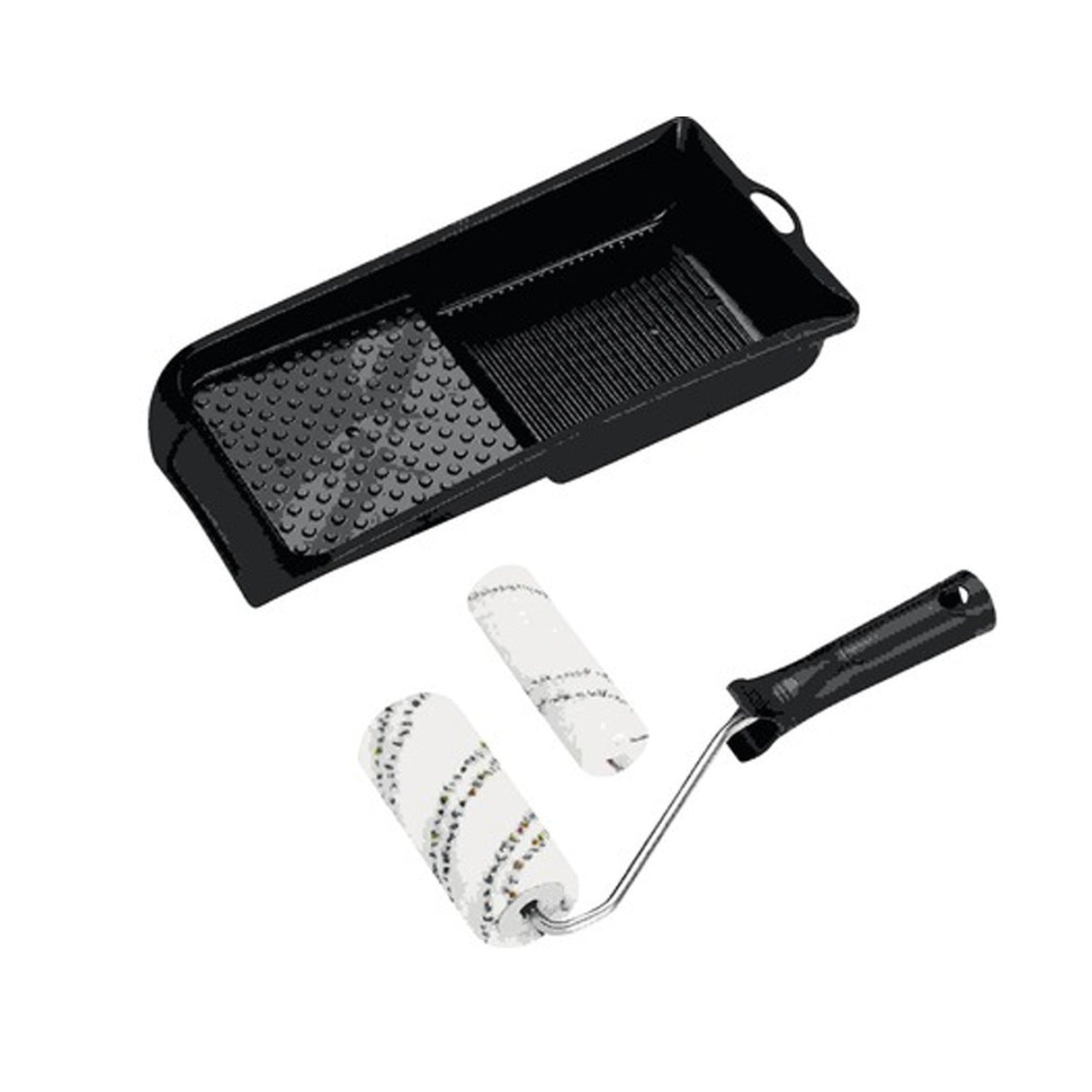 BE-40W Farbrolle Set mit Farbwanne für Holzfarbe