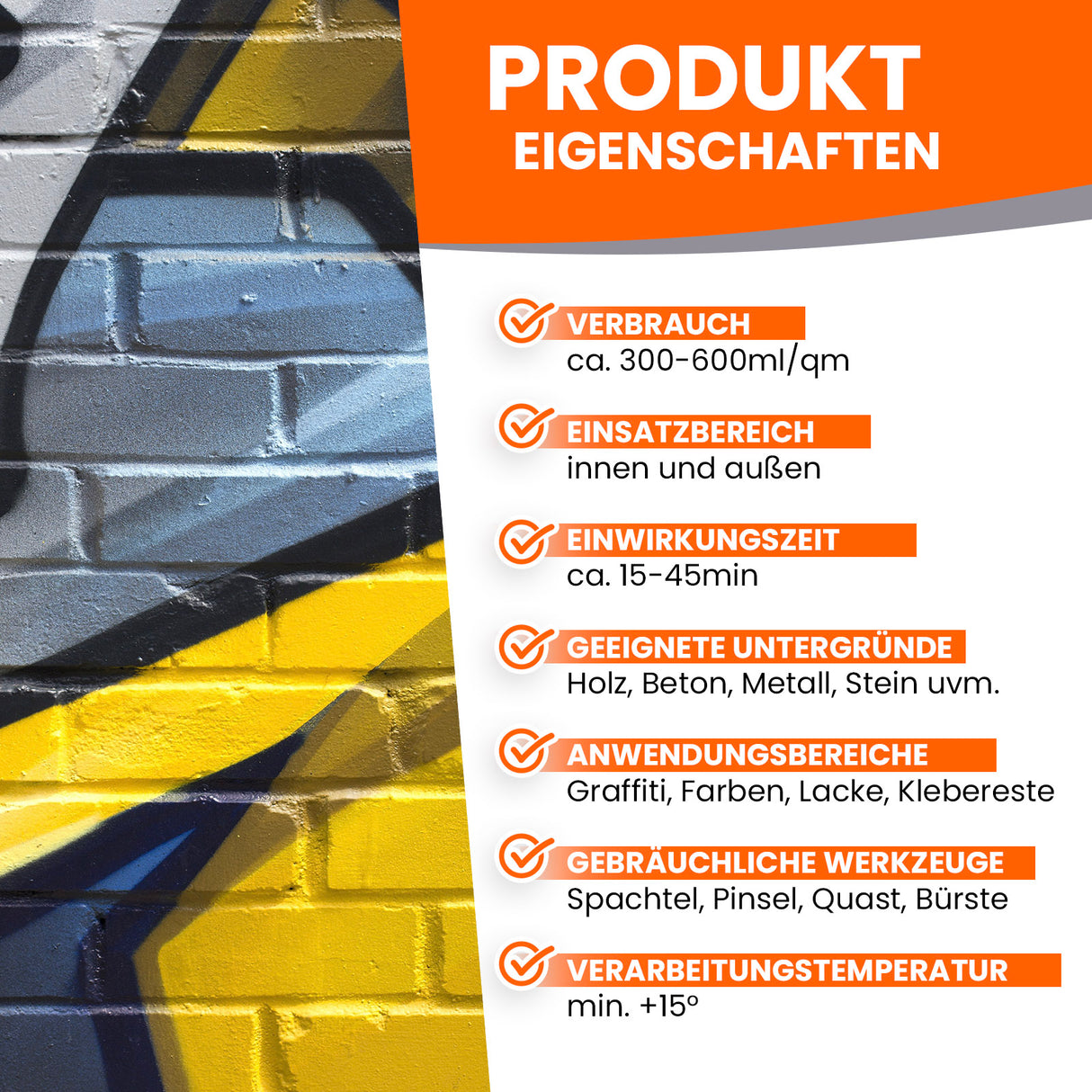 Produktmerkmale für Farben und Lacke.