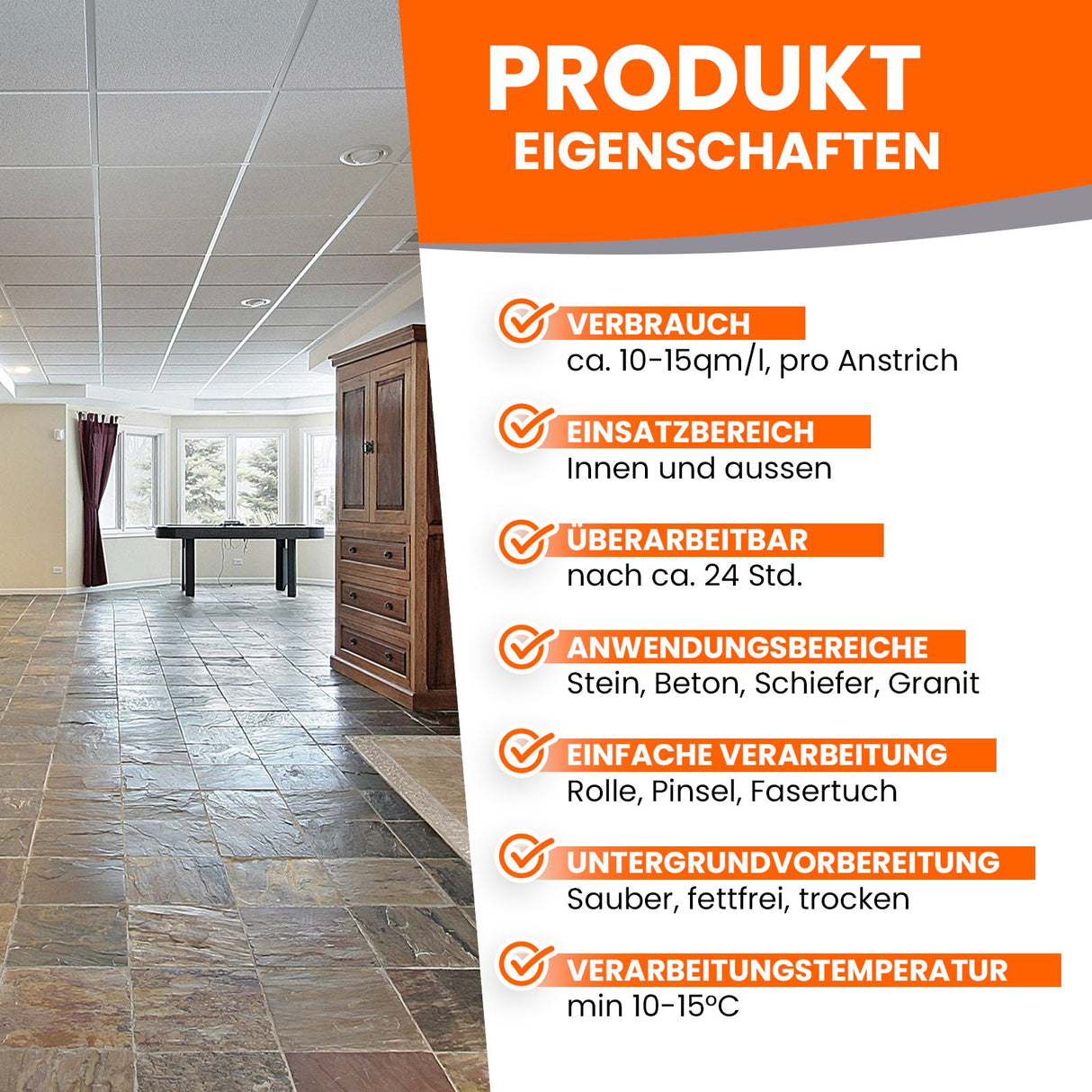 Produktmerkmale von BEKATEQ-Beschichtung.