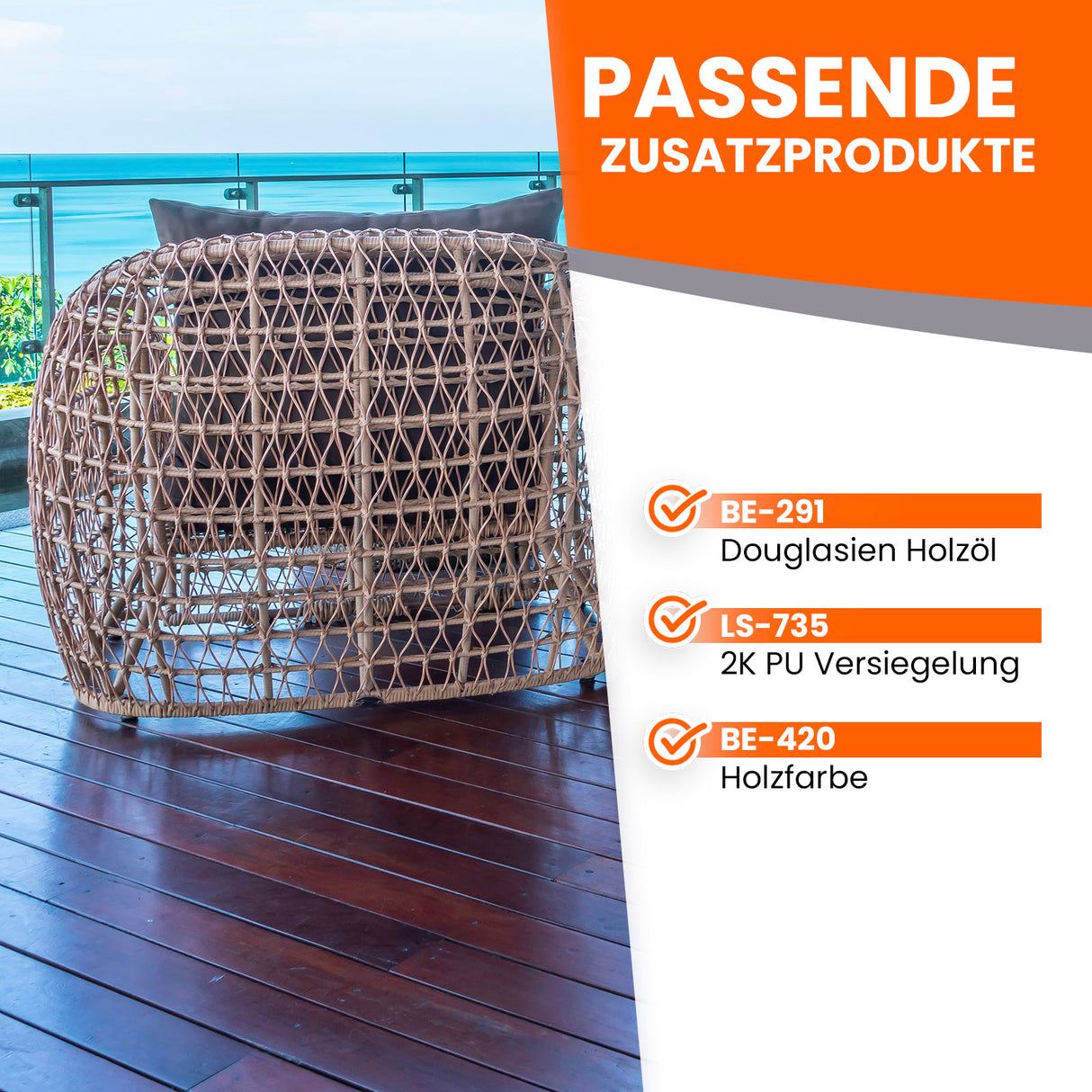 BE-718 WPC Reiniger Set Konzentrat + Bürste