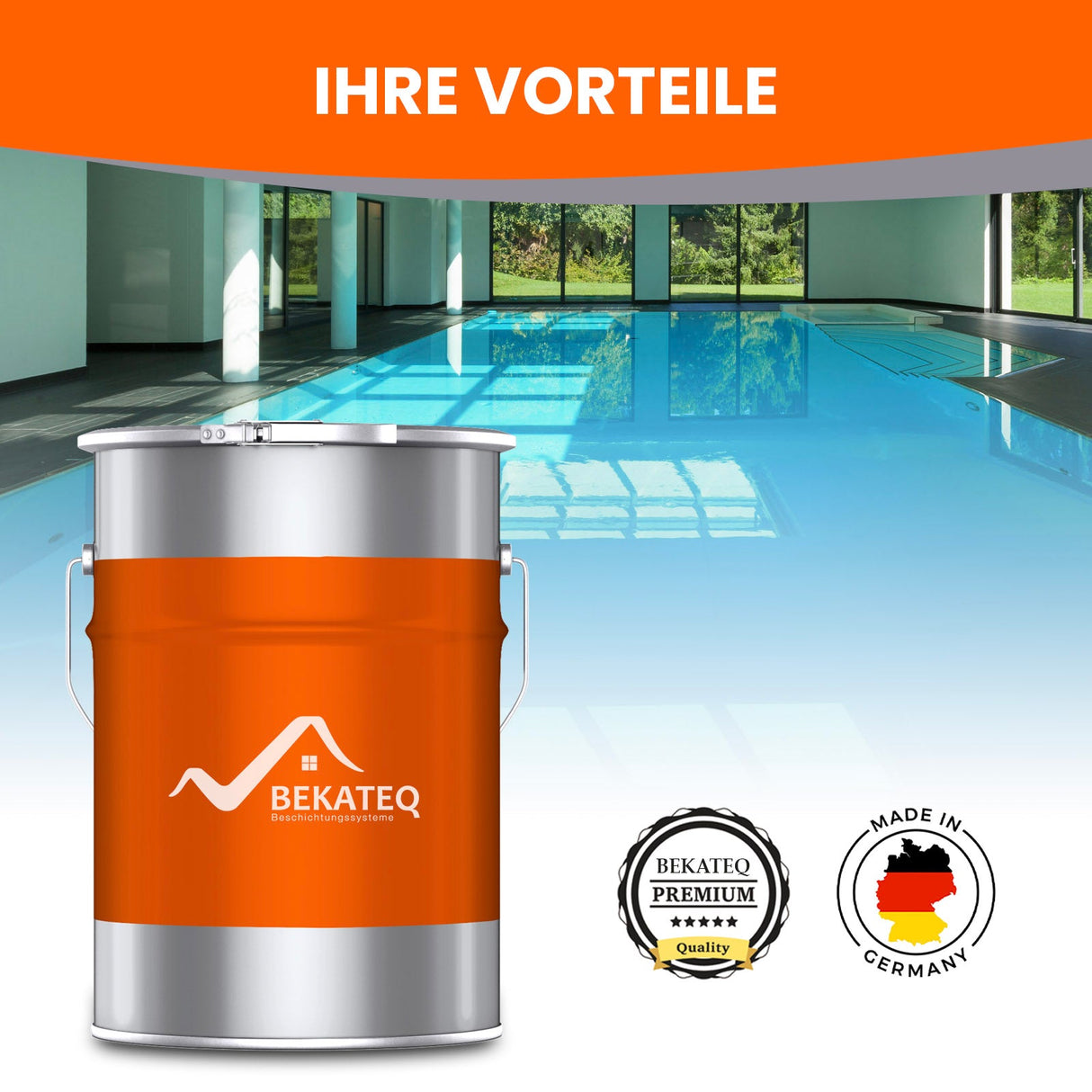 LS-400 Schwimmbadfarbe für Beton, Mauerwerk, Putz