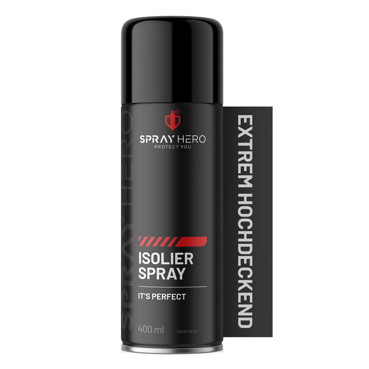Spraydose von Spray Hero, Isolierspray, 400 ml, schwarz.