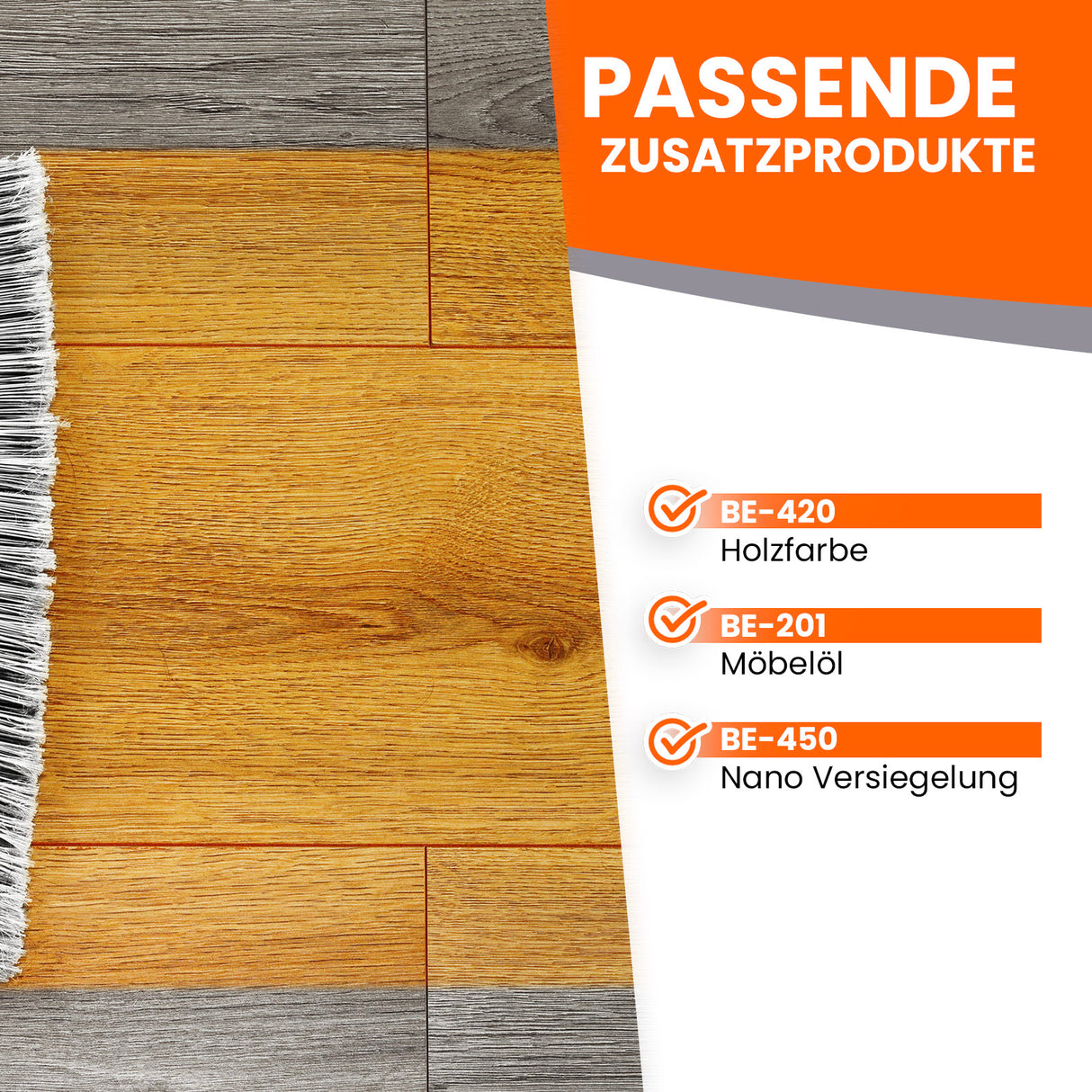 Holz, Text, Zusatzprodukte, Farben, Lacke