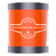 Dose mit Hammerschlaglack-Label.