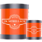 LS-253 2K PU Möbellack Holzlack farblos glänzend oder seidenmatt - 1kg / Seidenmatt