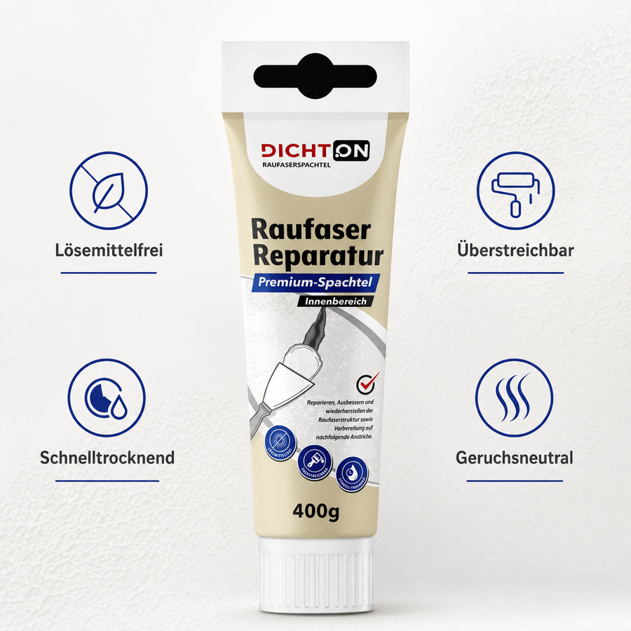 D.65W Raufaser Reparatur Spachtel Fertigspachtel