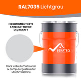 Farbeimer, RAL7035 Lichtgrau, BEKATEQ.