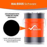 Farbeimer, RAL9005 Schwarz, BEKATEQ.