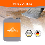 Pinsel, Holz, Kanister, BEKATEQ-Logo, Siegel.