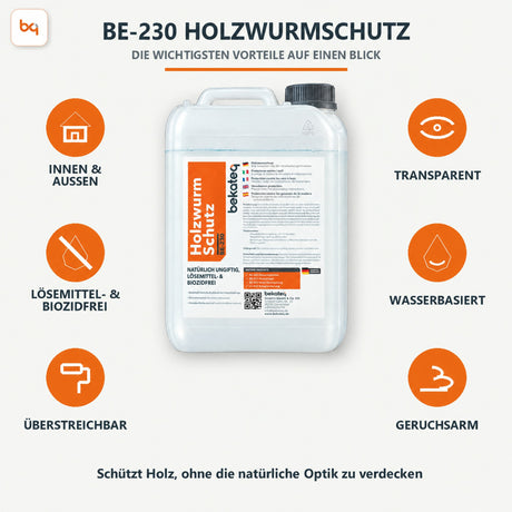 BE-230 Holzwurmschutz innen und aussen