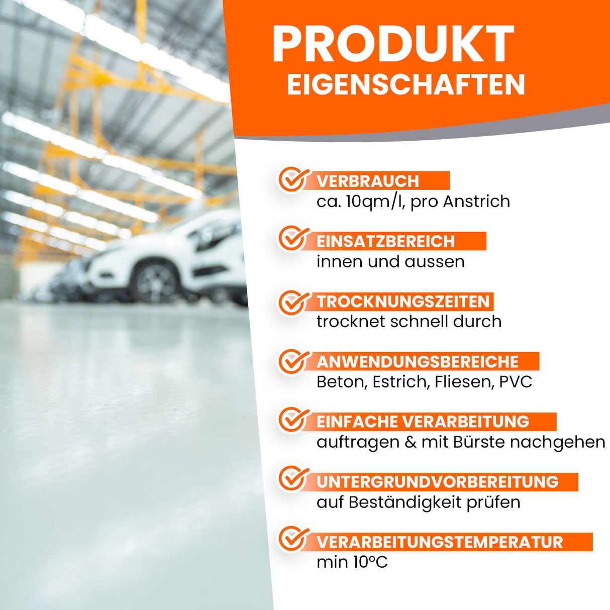 BE-800 Bodenreiniger Betonreiniger Werkstattreiniger