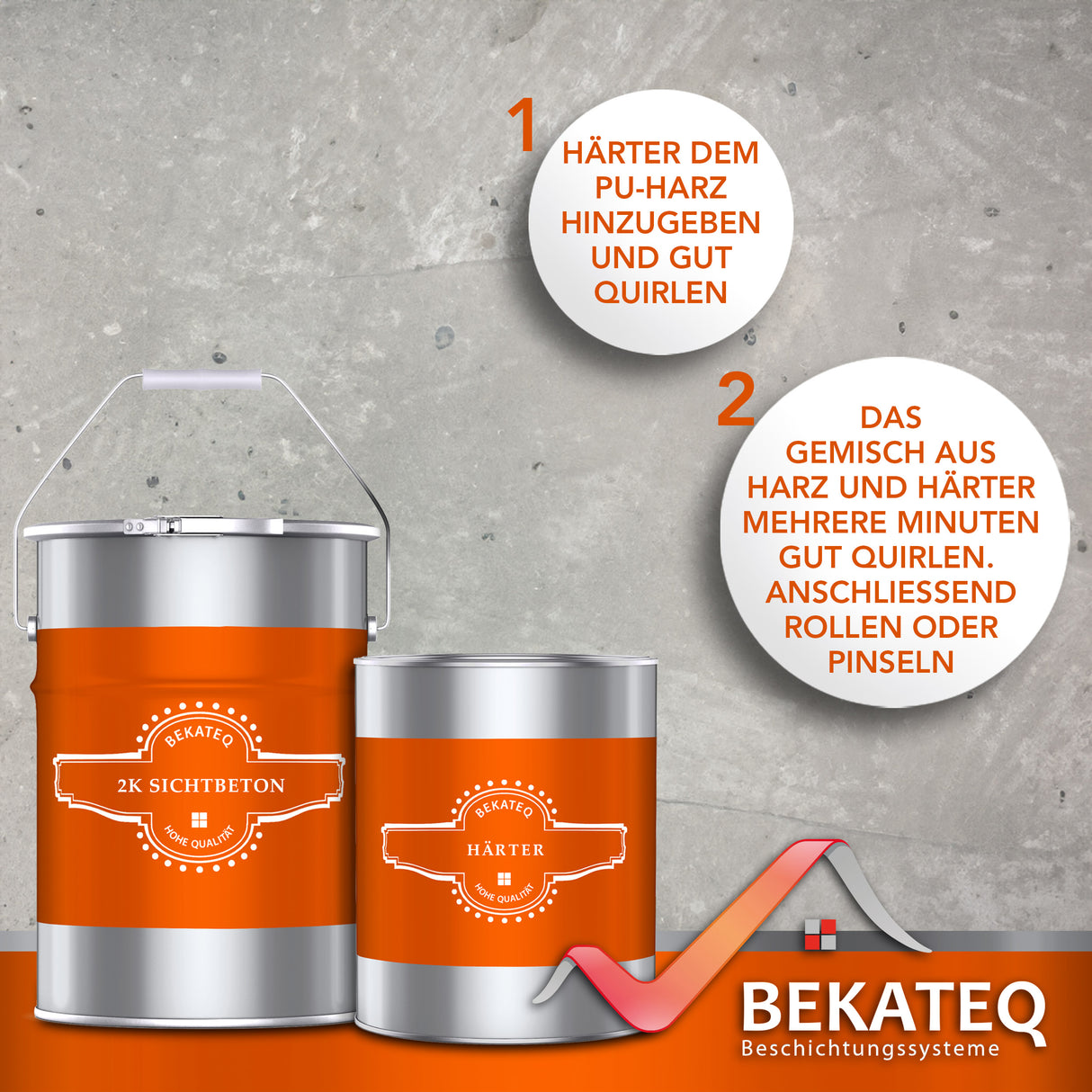 BK-1000EP Sichtbeton Versiegelung seidenmatt