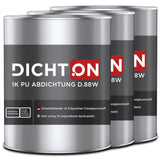 D.89W 1K PU Abdichtung in grau faserverstärkt für aussen