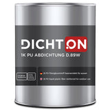 D.89W 1K PU Abdichtung in grau faserverstärkt für aussen