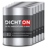 D.89W 1K PU Abdichtung in grau faserverstärkt für aussen