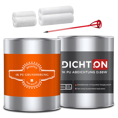 BK-305PU Balkonbeschichtung & Abdichtung Set in Grau