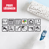 Symbole für Farben und Lacke.