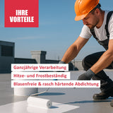 D.89W 1K PU Abdichtung Flüssigkunststoff faserverstärkt für aussen