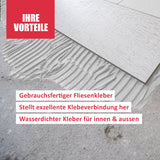 D.85W Fliesenkleber gebrauchsfertig für innen und aussen