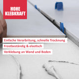 DICHTON D.85W Fliesenkleber Set mit 1l Grundierung Isoliergrund
