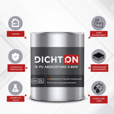 D.89W 1K PU Abdichtung in grau faserverstärkt für aussen