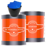 2K Feinspachtel und Härter Dosen.