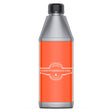 Flasche mit Bodenversiegelungsetikett.