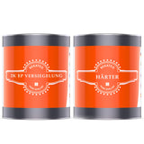 Zwei Dosen Epoxidharz-Versiegelung.