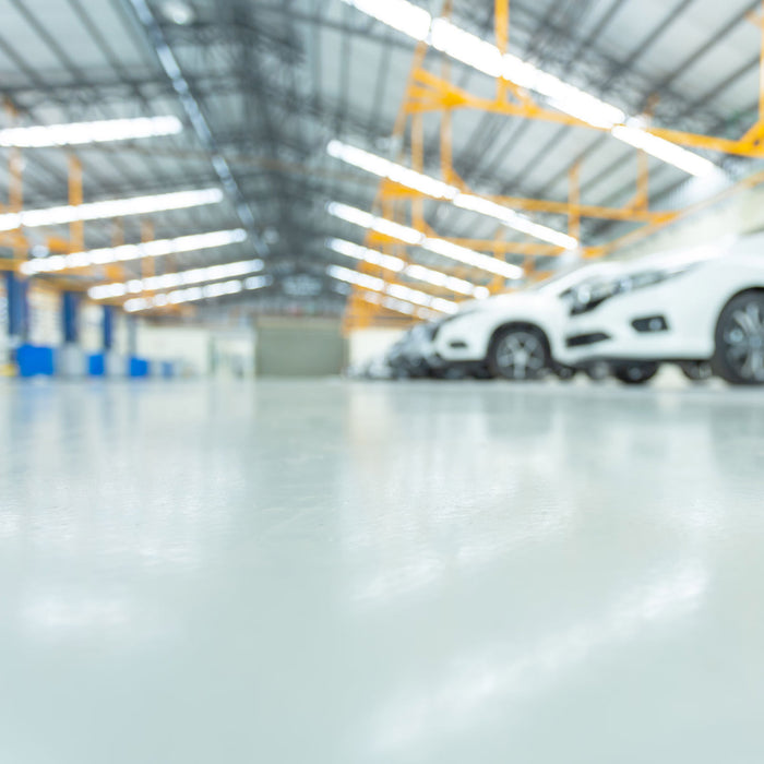 Bodenaufnahme Autowerkstatt