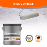 Farbeimer und Farbroller, Quarzgrund, Bekateq, Made in Germany.