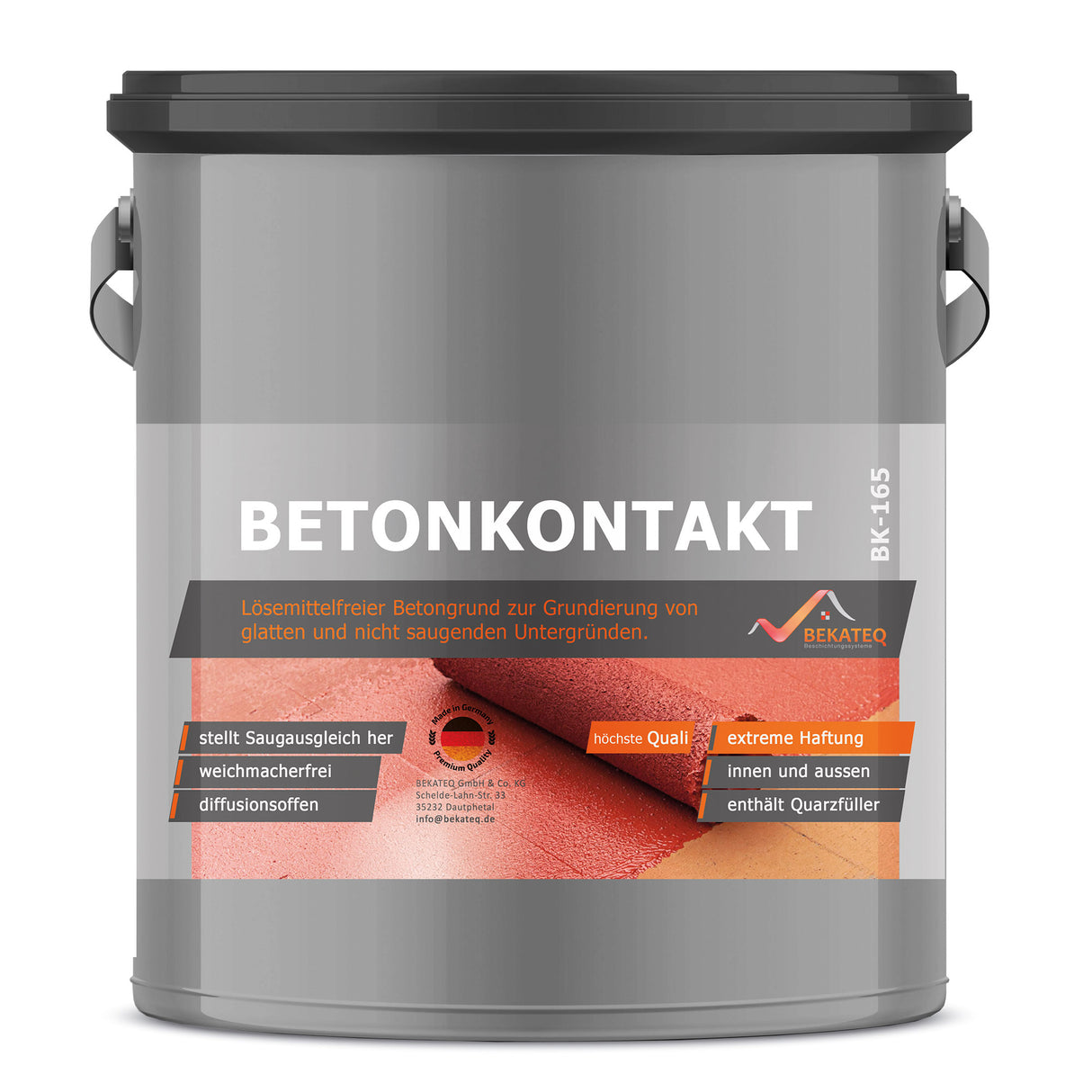Eimer mit Betonkontakt von Bekateq, für Grundierung.