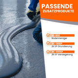Epoxidharz wird aufgetragen.