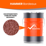 Farbeimer, Bordeaux, hochpigmentierte Farbe, BEKATEQ.