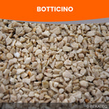 Kieselsteine in Nahaufnahme, beige.