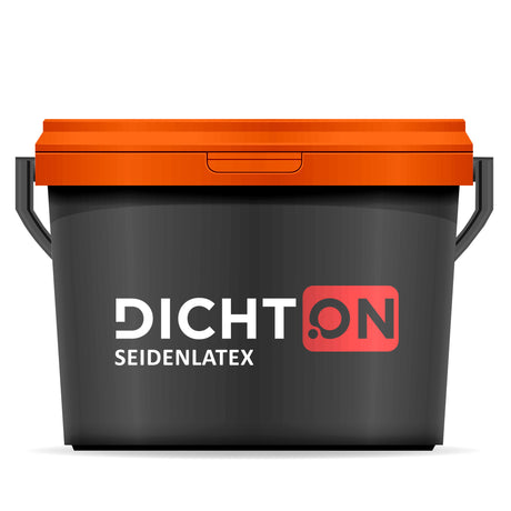 Eimer mit Dichton Seidenlatex.