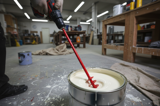 das muss ein länglicher quirl sein