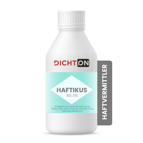 Flasche mit Haftvermittler-Produkt.