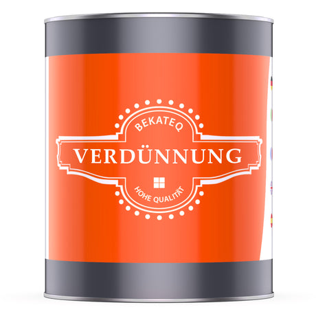 Dose mit BEKATEQ Verdünnungsetikett.