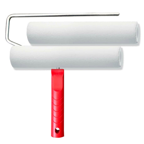 Farbroller mit rotem Griff