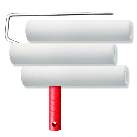 Farbroller mit rotem Griff